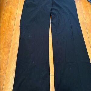 CAbi Black Pinstripe Trousers